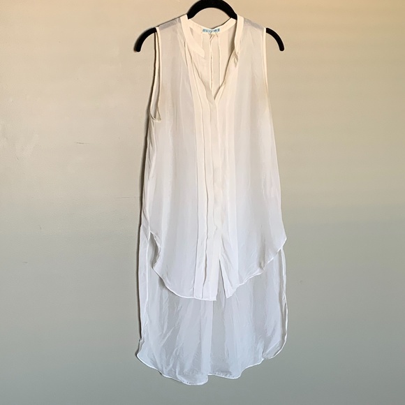 Anthropologie Tops - Anthropologie Leifnotes silk tank top tunic size 4